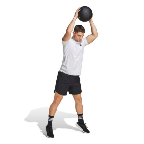 Remera Essentials Stretch de Hombre Blanco