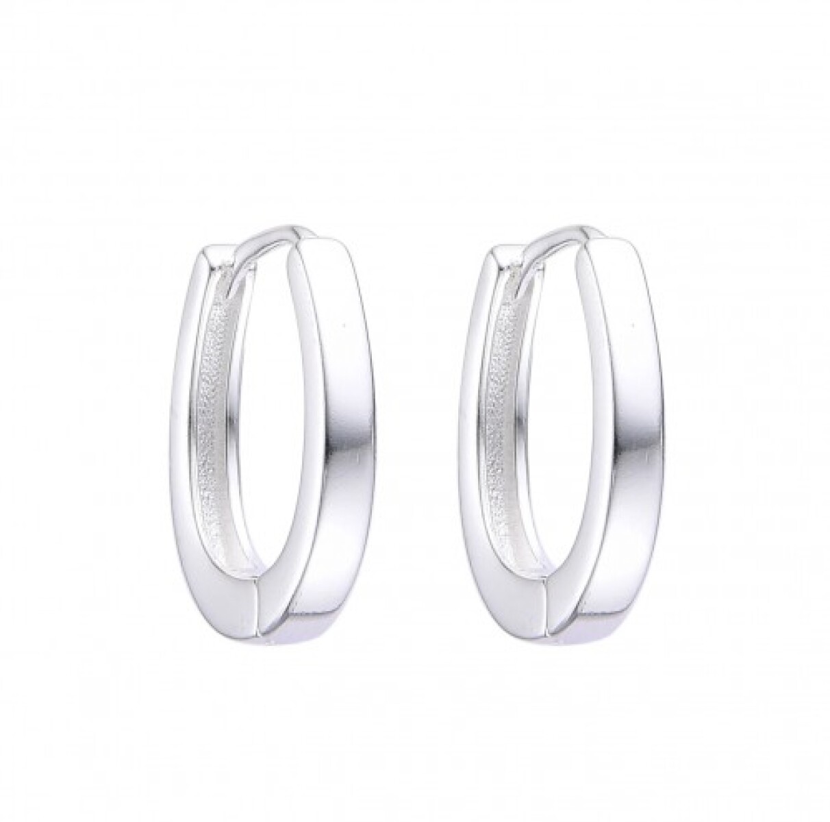 Par de aros de plata 925 