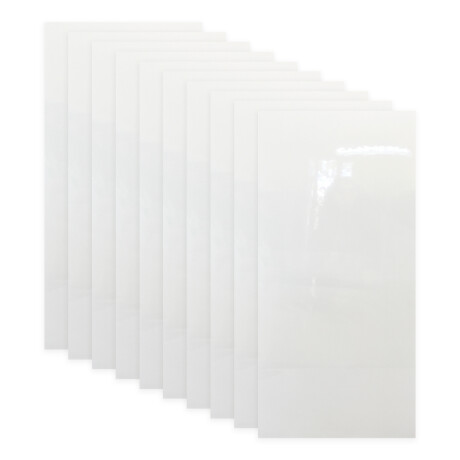 Set x10 placas autoadhesivas 30cm x 60cm x 2.2mm BLANCO