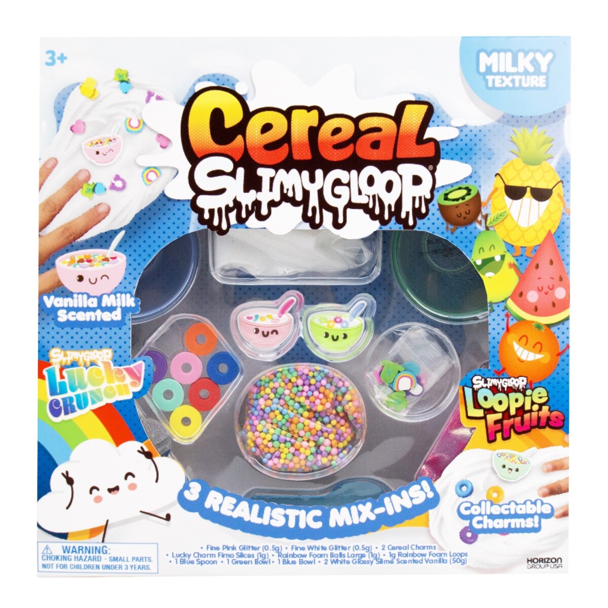 Slimy Gloop Cereal Bowl Box Mix Set con AROMA 