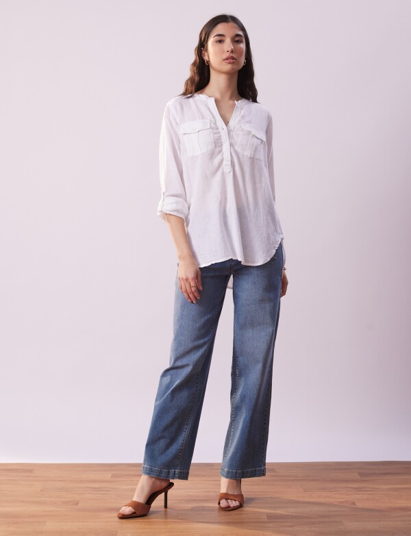 Blusa Lino BLANCO