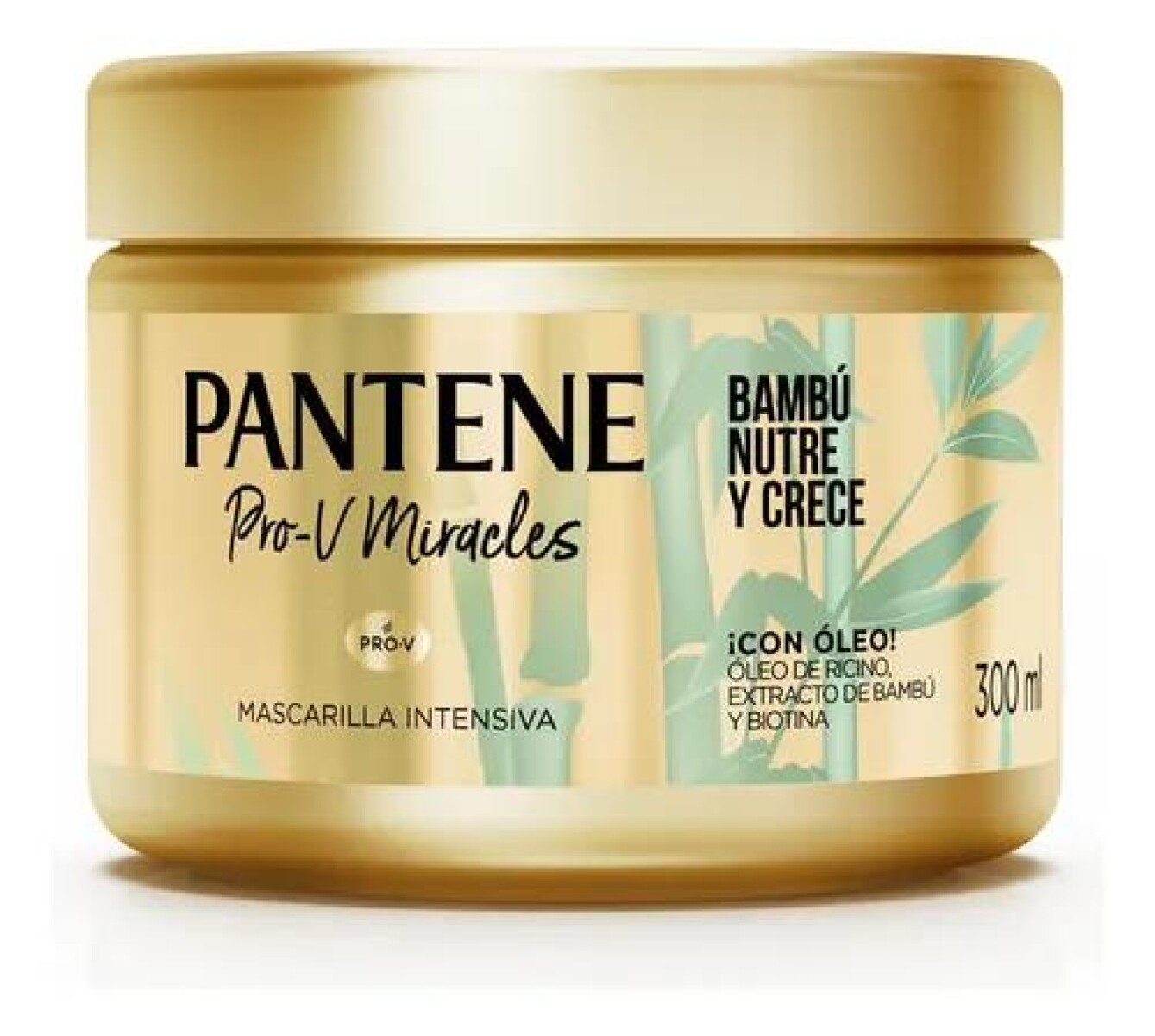 Mascarilla Intensiva Pantene Bambú Nutre y Crece 300ML 