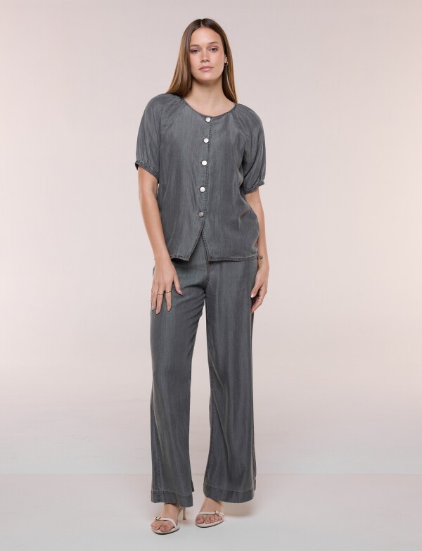 Blusa Denim GRIS