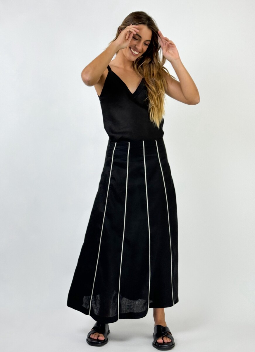 POLLERA KALHUA - NEGRO 
