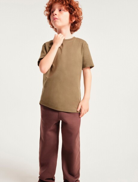 CAMISETA DE ALGODÓN SÚPER CÓMODO INFANTIL VERDE