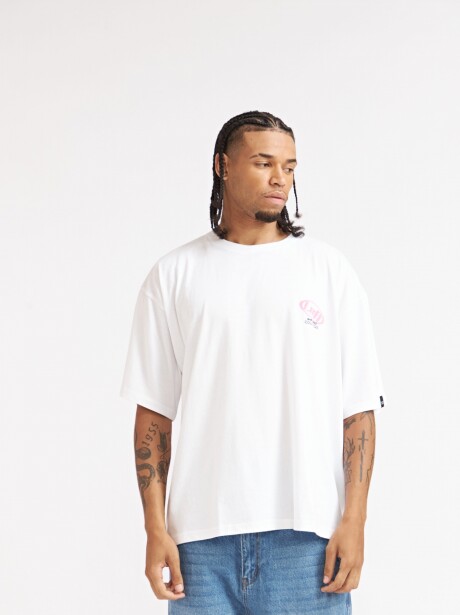 REMERA BOXY LOFF BLANCO