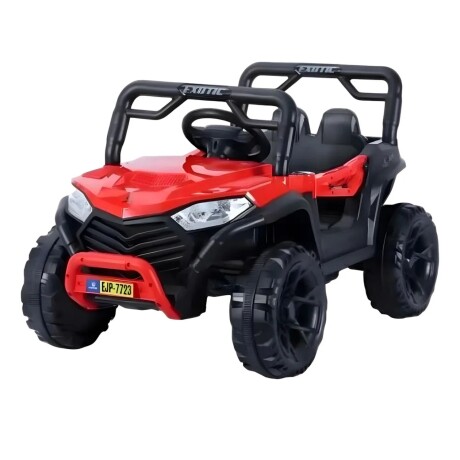 Auto a Batería Lumax 4x4 12V control remoto, USB y Música Rojo