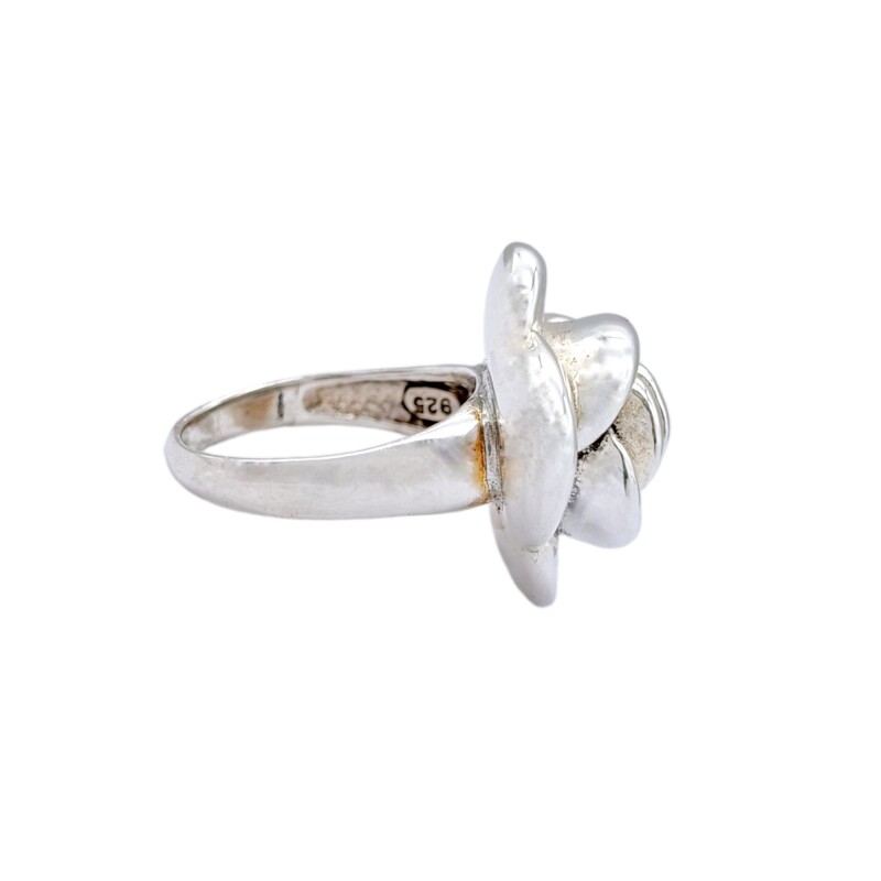 Anillo Flor-Plata 925 Inflada-Sin Piedra-AN3036 sinpiedra