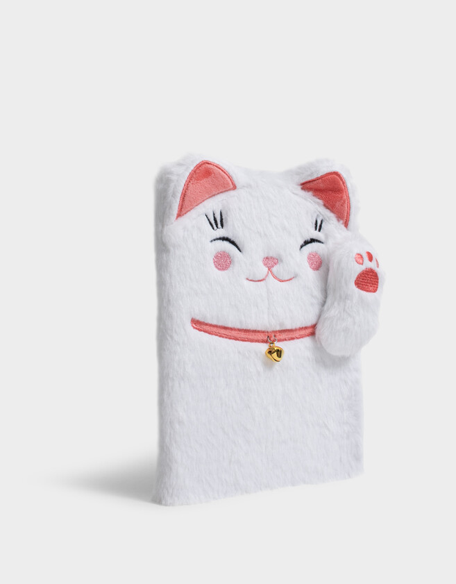 Anotadores Cuadernos y Memos Cuaderno A5 Gatito "tokyo" - Blanco