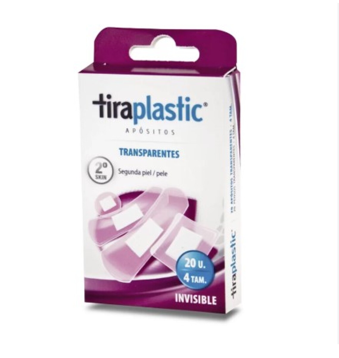 Tiraplastic curitas - Transparente x20 4 tamaños 
