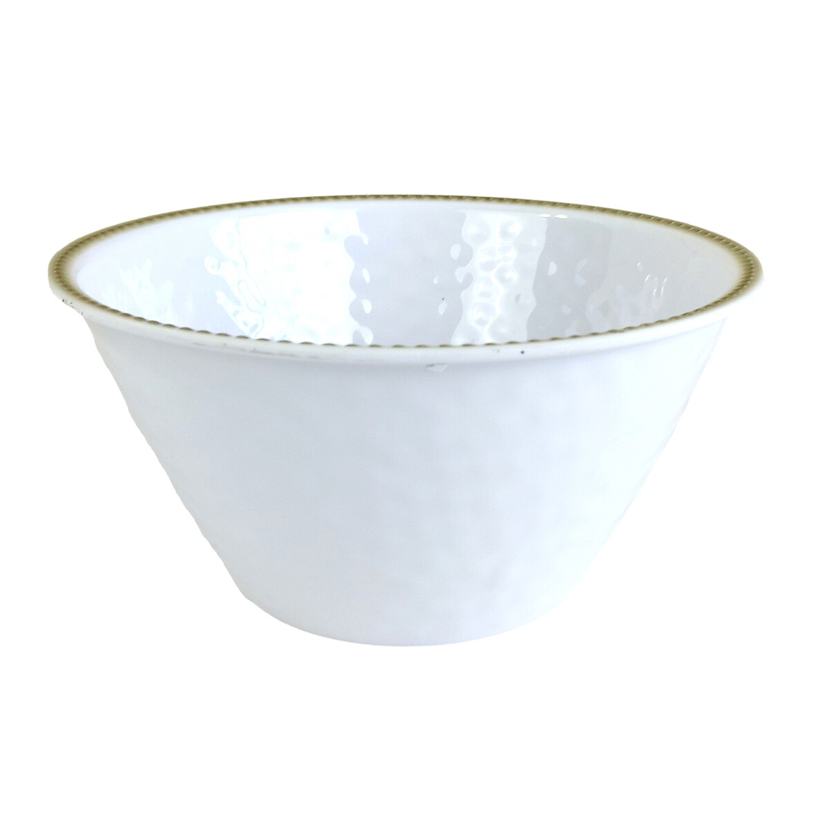 BOWL MELAMINA ENSALADA LINEA SPOT GUARDA DORADA 9.5´ 24X12.5 500G 
