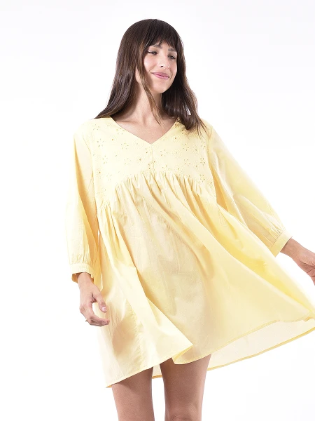 VESTIDO DELHI AMAR. PASTEL
