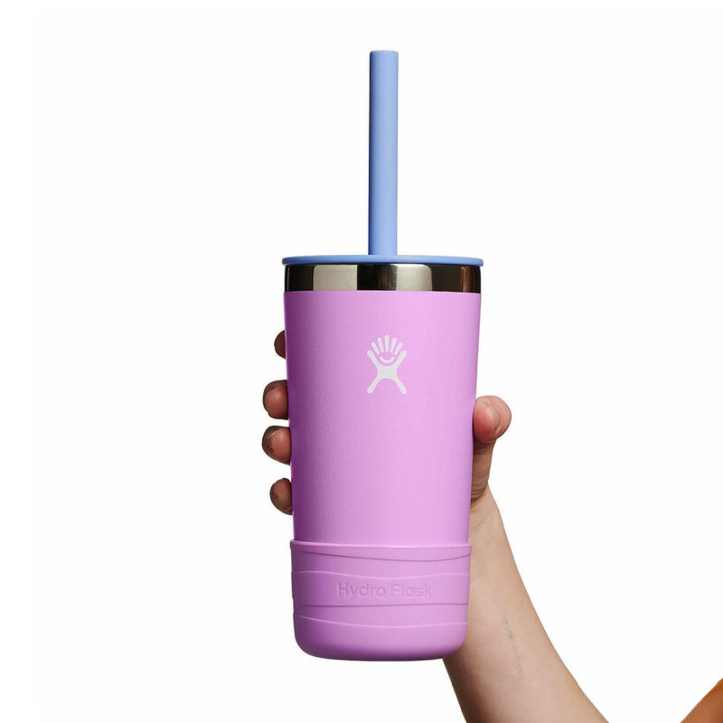 Kids 12 Oz Tumbler With Straw And Boot Anemone
