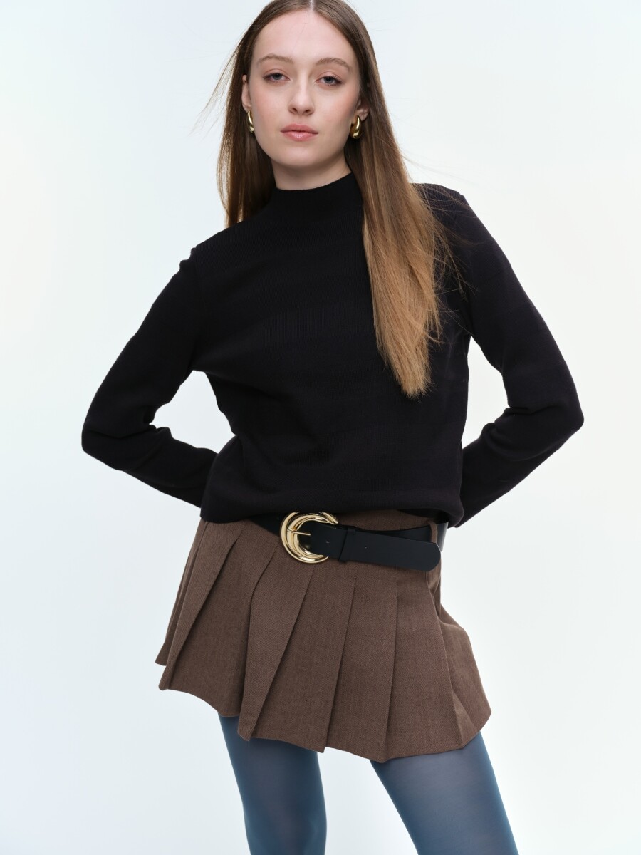 Buzo Lara - Negro Rayas 