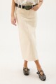 FALDA FIT COTTON NATURAL