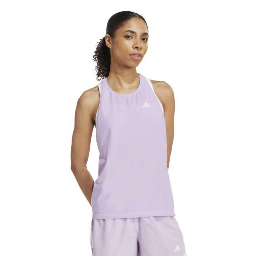 Musculosa de Mujer Adidas Own The Run Lila