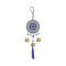 COLGANTE DE OJO TURCO CON CAMPANAS Gp094