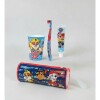 Set dental completo paw patrol c estuche viaje azul