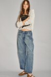 Jean Barrel Blue New Azul