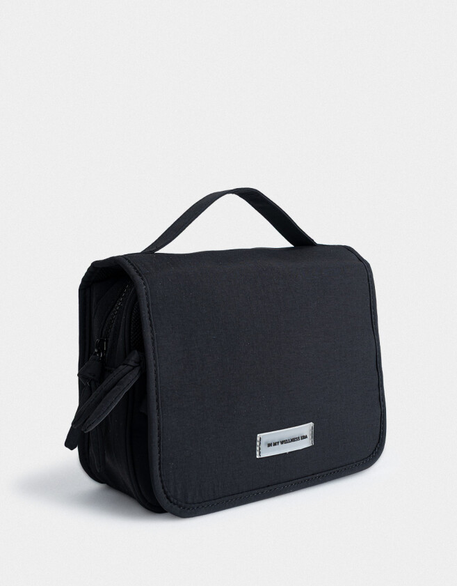 Porta Cosméticos Portacosméticos "in My Wellnes Era" - Negro