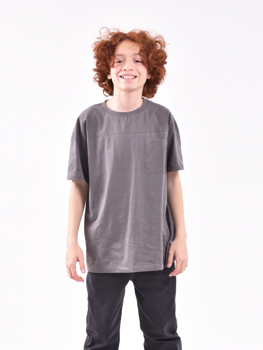 REMERA BERTINO - GRIS (V) 