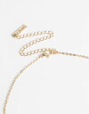 Collares Cortos Strass Collar "love" Con Cubic - Dorado