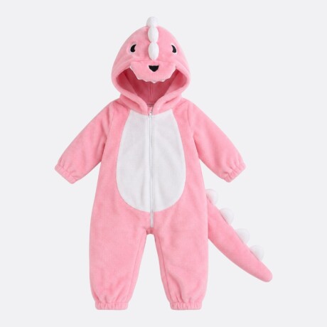 Pijama Disfraz Infantil Dinosaurio Rosa