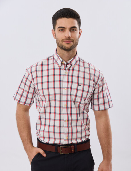 CAMISA CUADROS Rojo