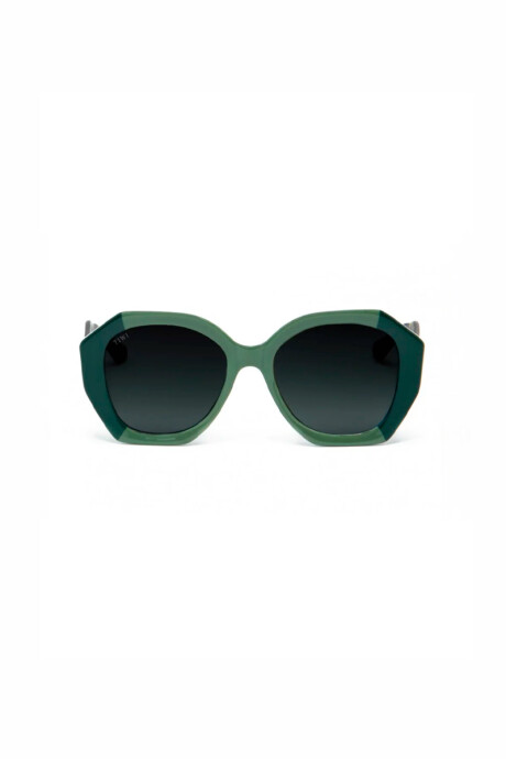 Lentes Tiwi Vega Bicolour Shiny Green With Green Gradient Lenses