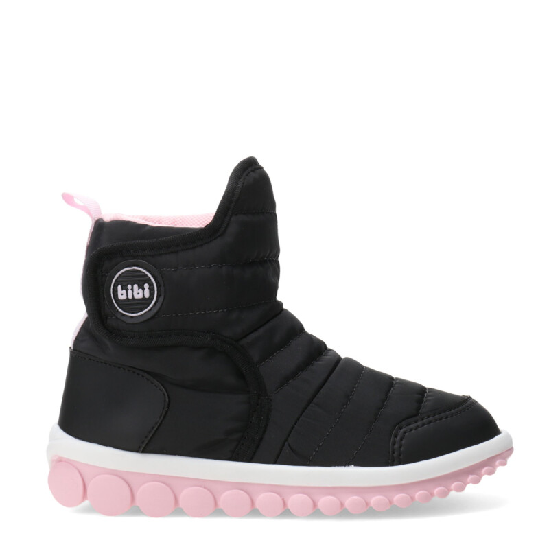 Championes Infantiles Bibi Bota Roller Drop Negro - Rosa