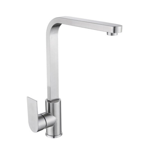 MONOCOMANDO COCINA EN BRUSHED NICKEL - SERIE SALEMI GRIS-BRUSHED NICKEL