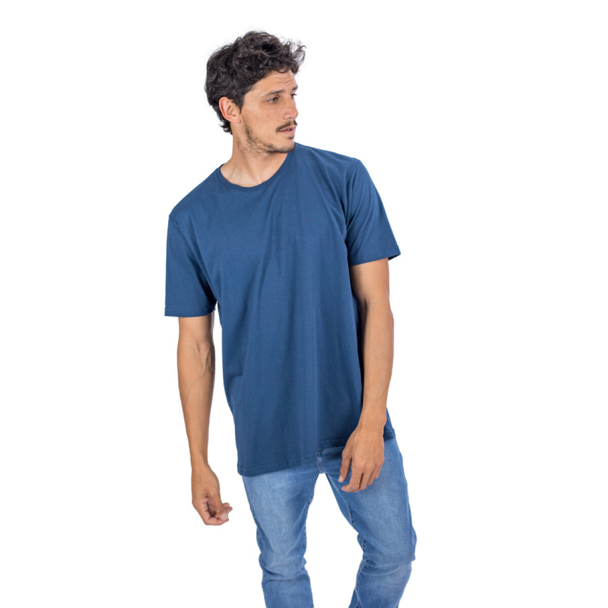 Camiseta UFO Hombre Algodón - AZUL 