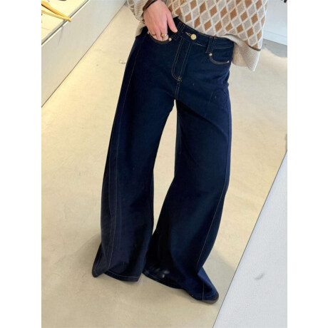 Pantalón Wide XL Corderoy Azul