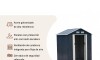 Galpón prefabricado Reforzado 2 Puertas ARCHER A Gris