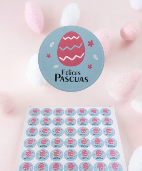 Stickers pascua plancha DISEÑO 2