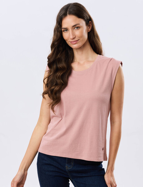 REMERA LISA DE ALGODÓN Rosado