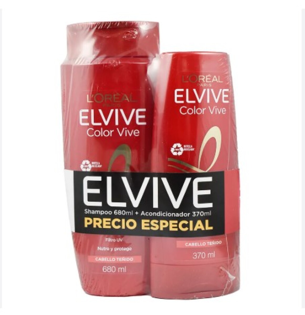 Pack Elvive Color Vive shampoo 680 ml + aco 370 ml 