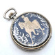Reloj De Bolsillo En Plata Y Oro, 45,50 Mm, Escena De Caballo Y Jinete Reloj De Bolsillo En Plata Y Oro, 45,50 Mm, Escena De Caballo Y Jinete