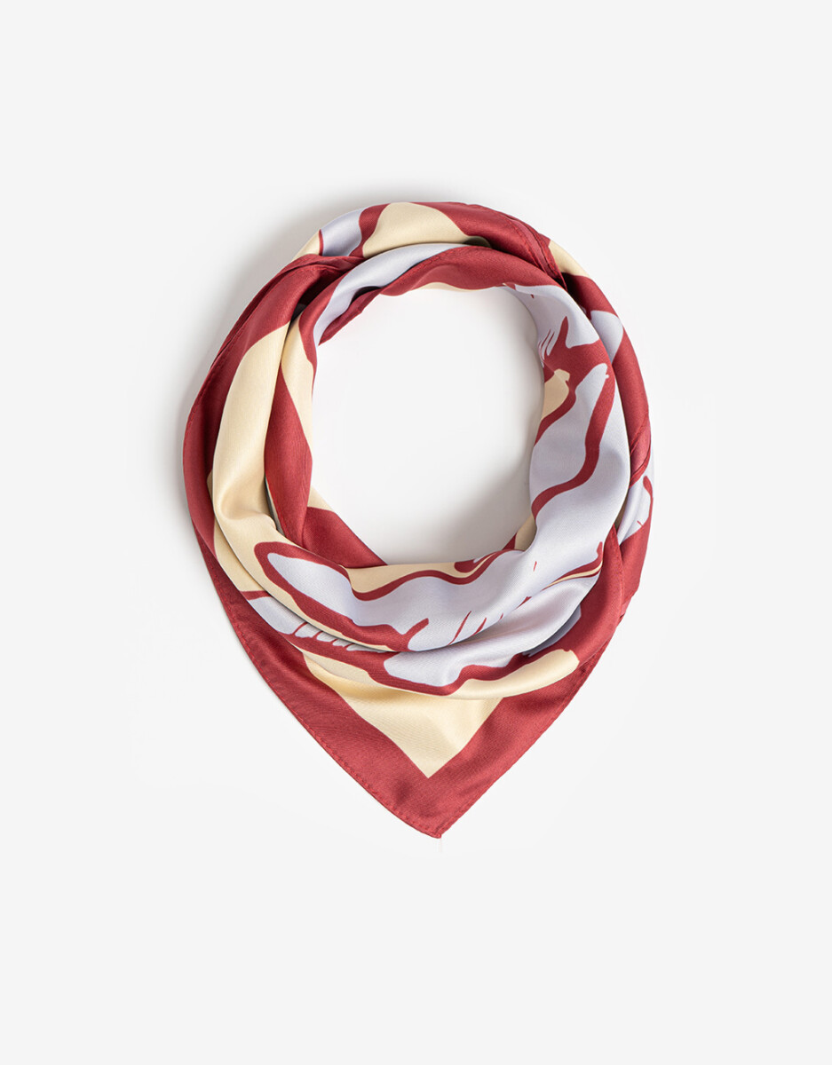 Pañuelo Raso Estampado 