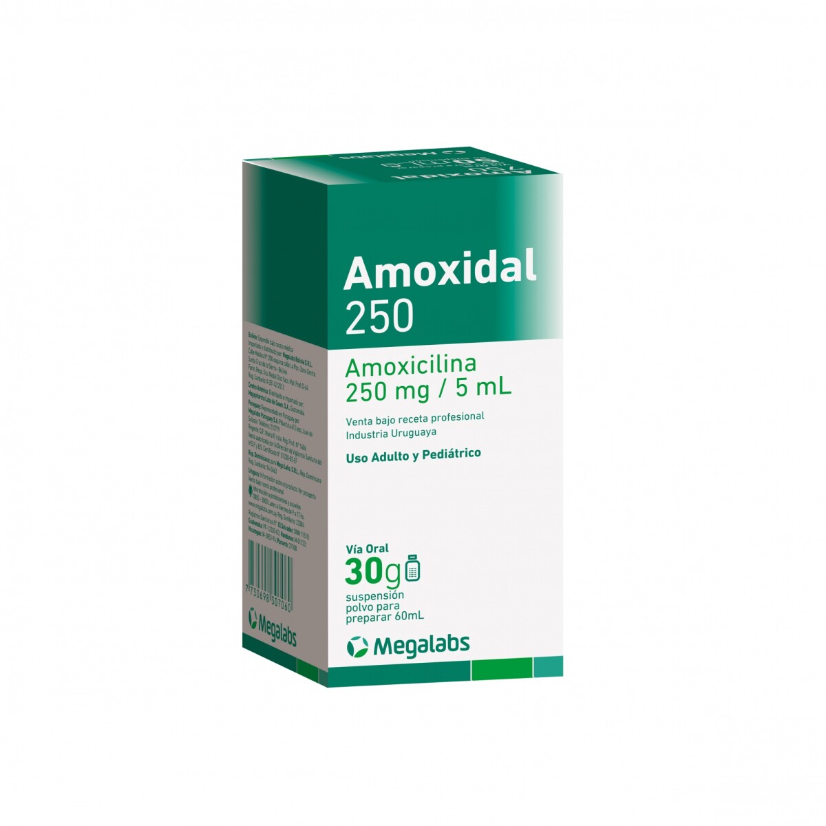 Amoxidal Suspensión 250mg 60ml 