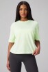 Polo Cotton Boxy Tee Mujer Neo Lime