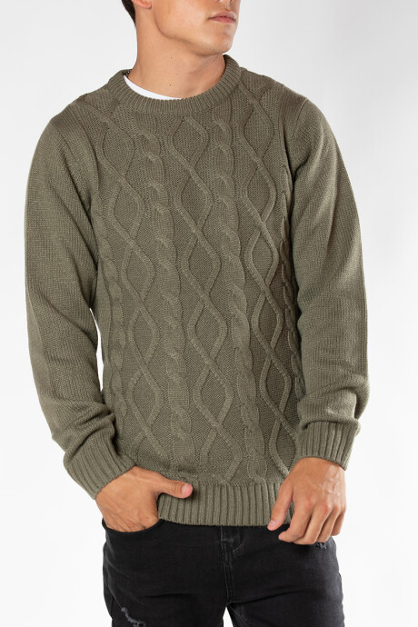 SWEATER LUCA RUSTY Militar