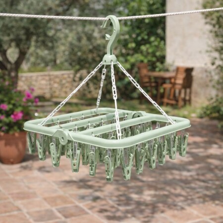 MINI TENDEDERO PLEGABLE 32 CLIPS MINI TENDEDERO PLEGABLE 32 CLIPS