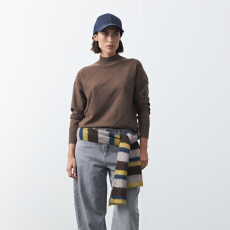 POLERA JAVAIOLA Marrón oscuro