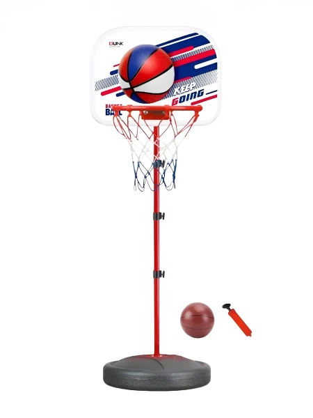 ARO DE BASKET CON PIE ROJO