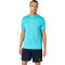 Polo Running Asics Silver SS Top Hombre Energy Aqua
