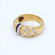 Anillo En Oro 18K, Brillantes Y Rubies Legitimos Anillo En Oro 18K, Brillantes Y Rubies Legitimos