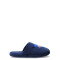 Pantuflas Infantiles Nacional CNdeF Slipper Azul Marino - Azul Real - Blanco