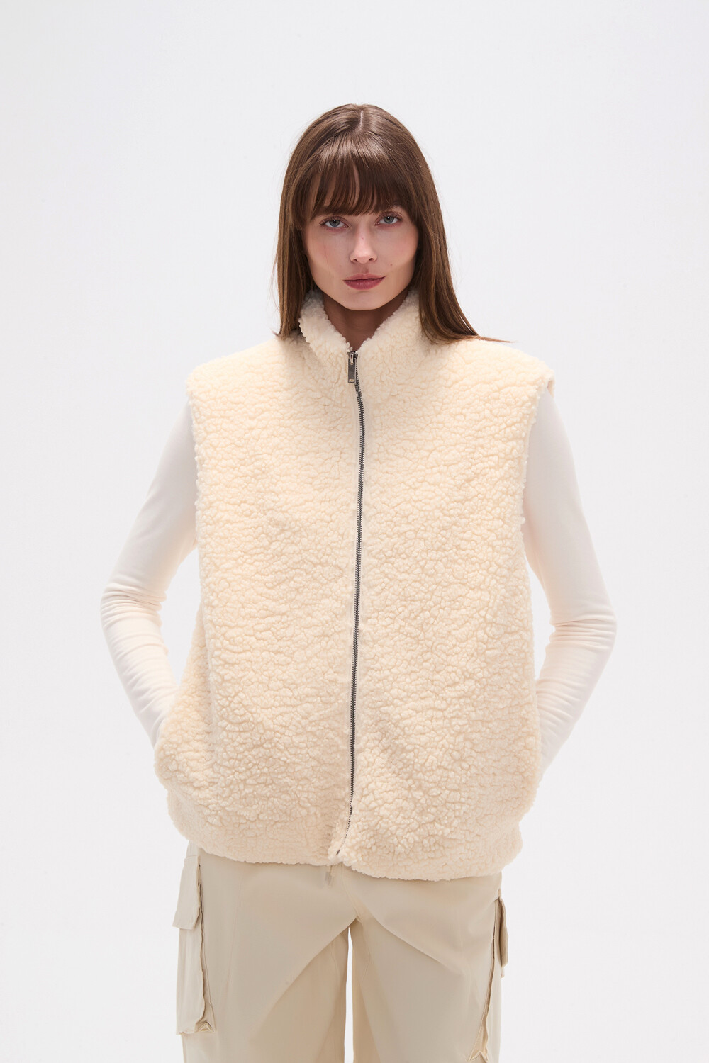 Chaleco Intan Crudo / Natural