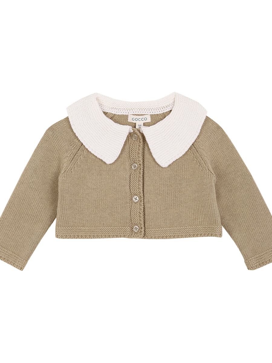 Chaqueta Cuello Contraste Verde Claro